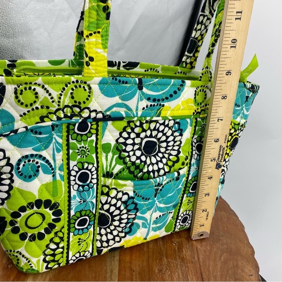 Vera Bradley Limes Up Tote Bag Green - Picture 5 of 8